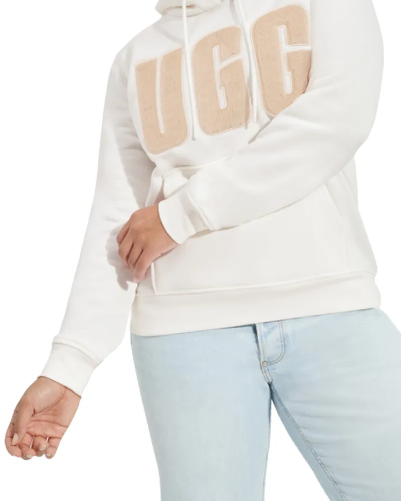 1144506 Nimbus/Sand Rey UGGFluff Logo Hoodie