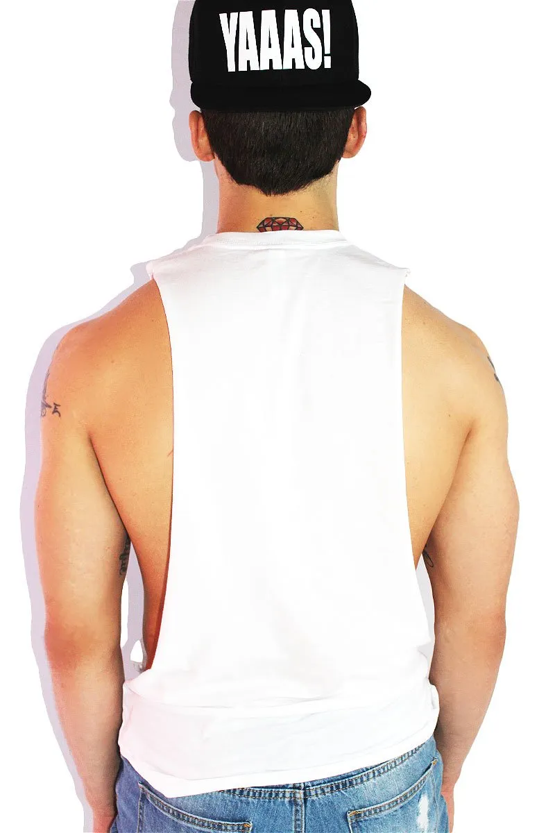 2% Milk Low Arm Shredder Tank- White