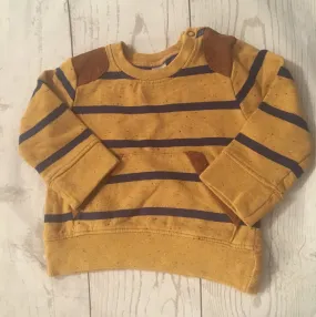 6-9 Months Mustard Striped Sweater Unworn