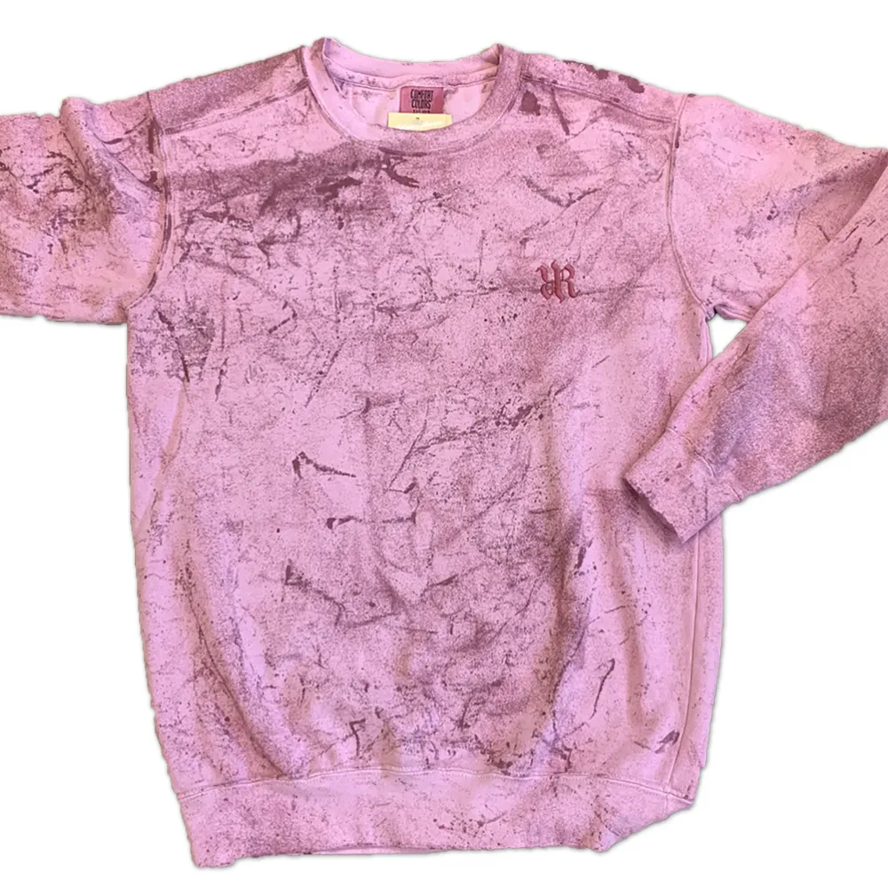 Acid Wash Crewneck (Ocean)