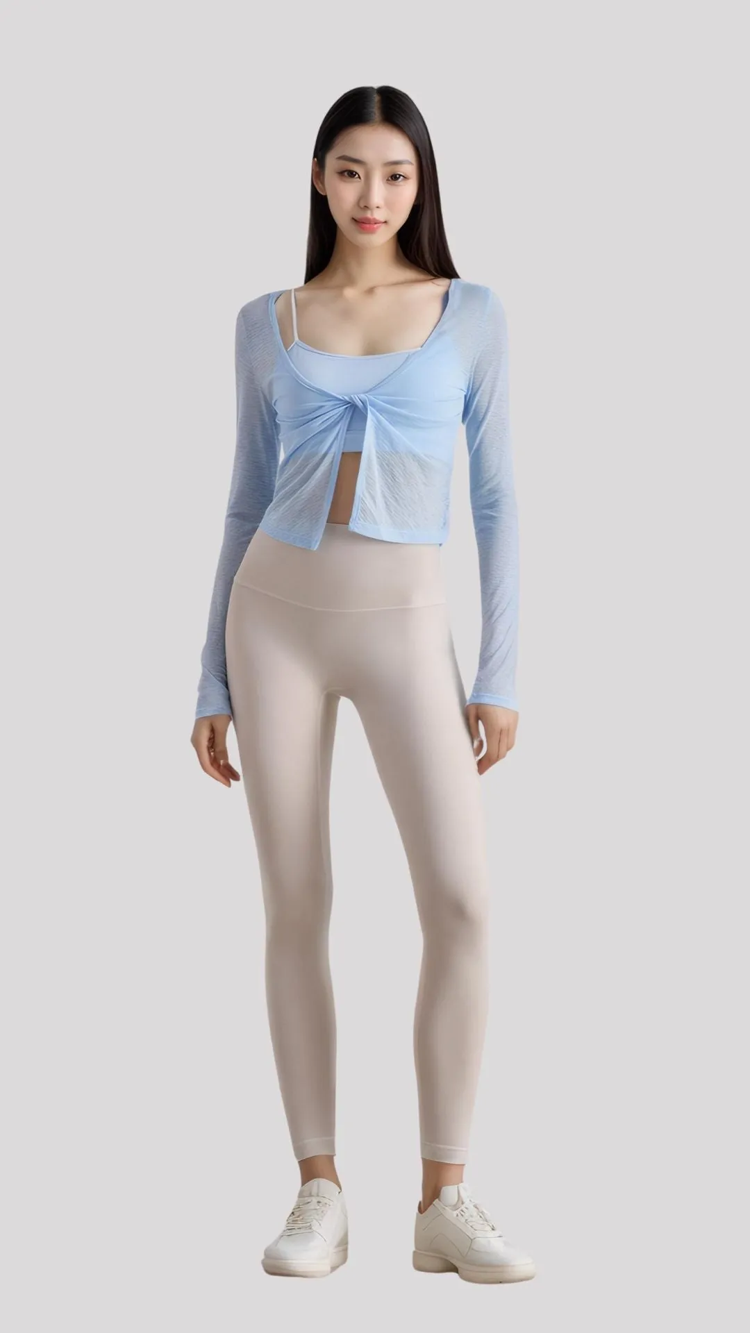 AirMesh Twist Crop