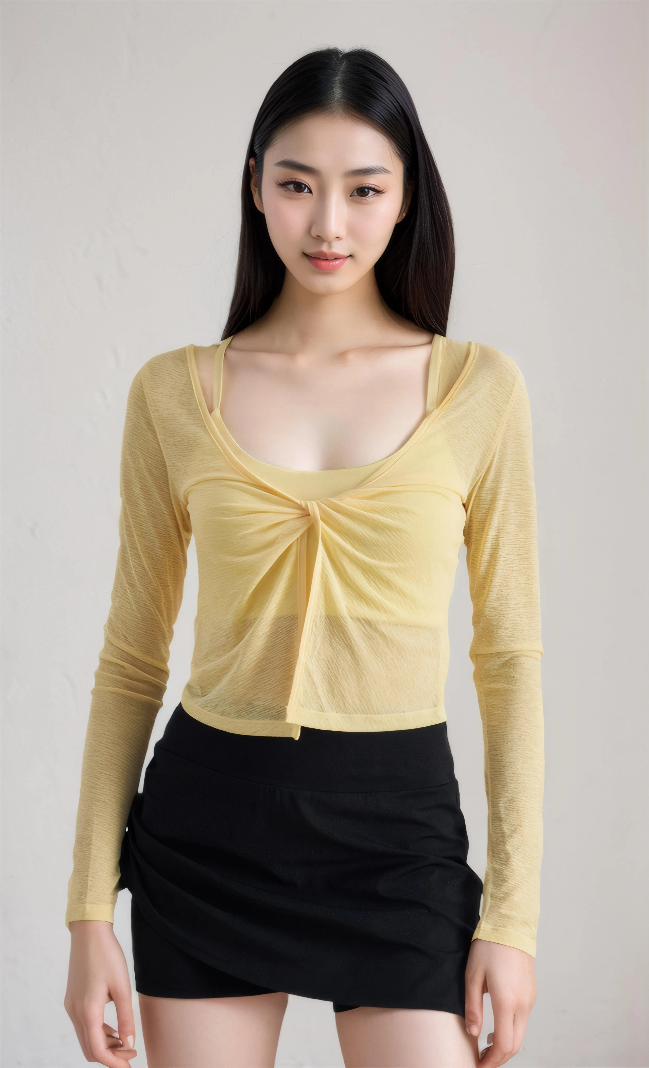AirMesh Twist Crop