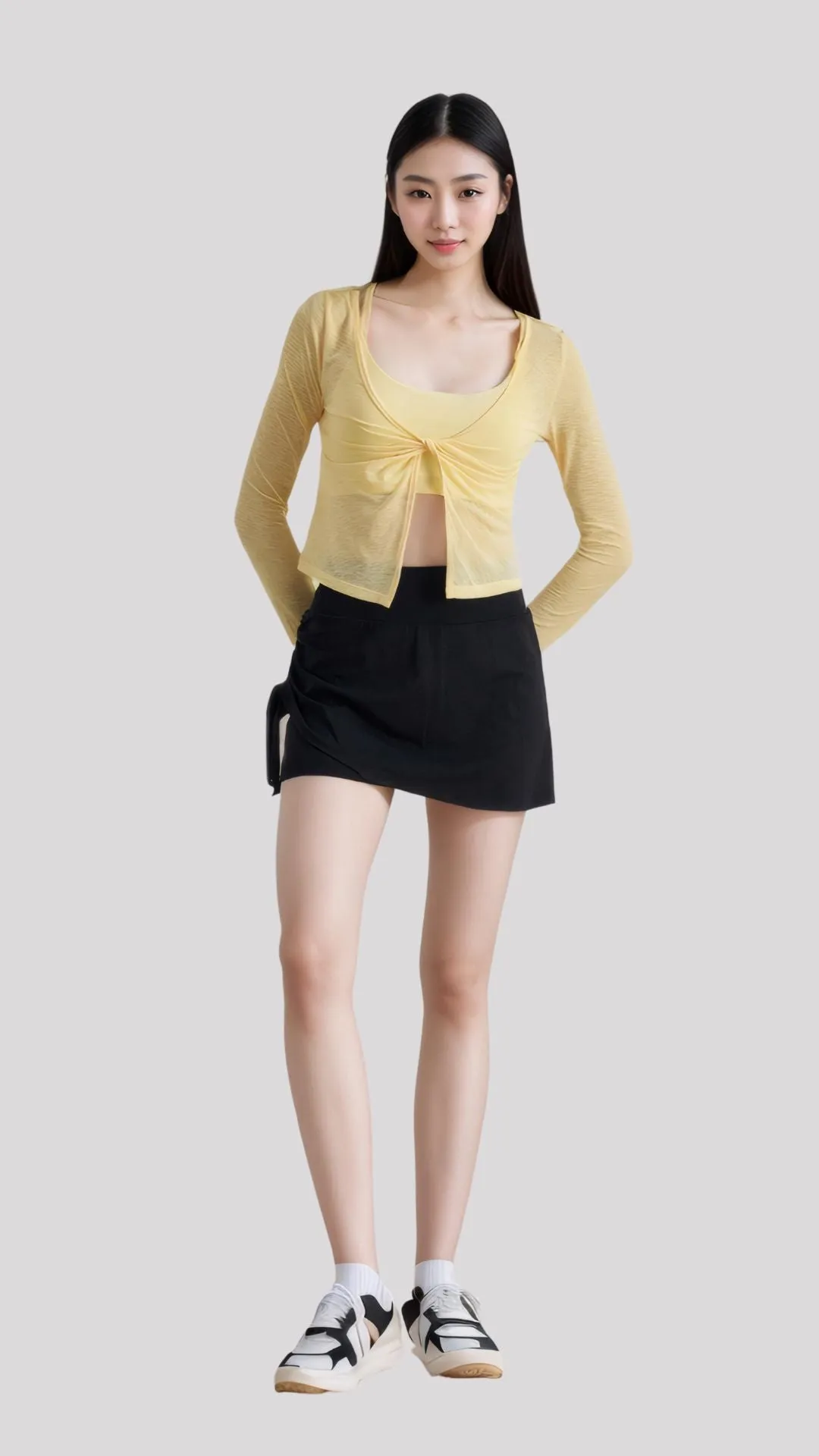 AirMesh Twist Crop