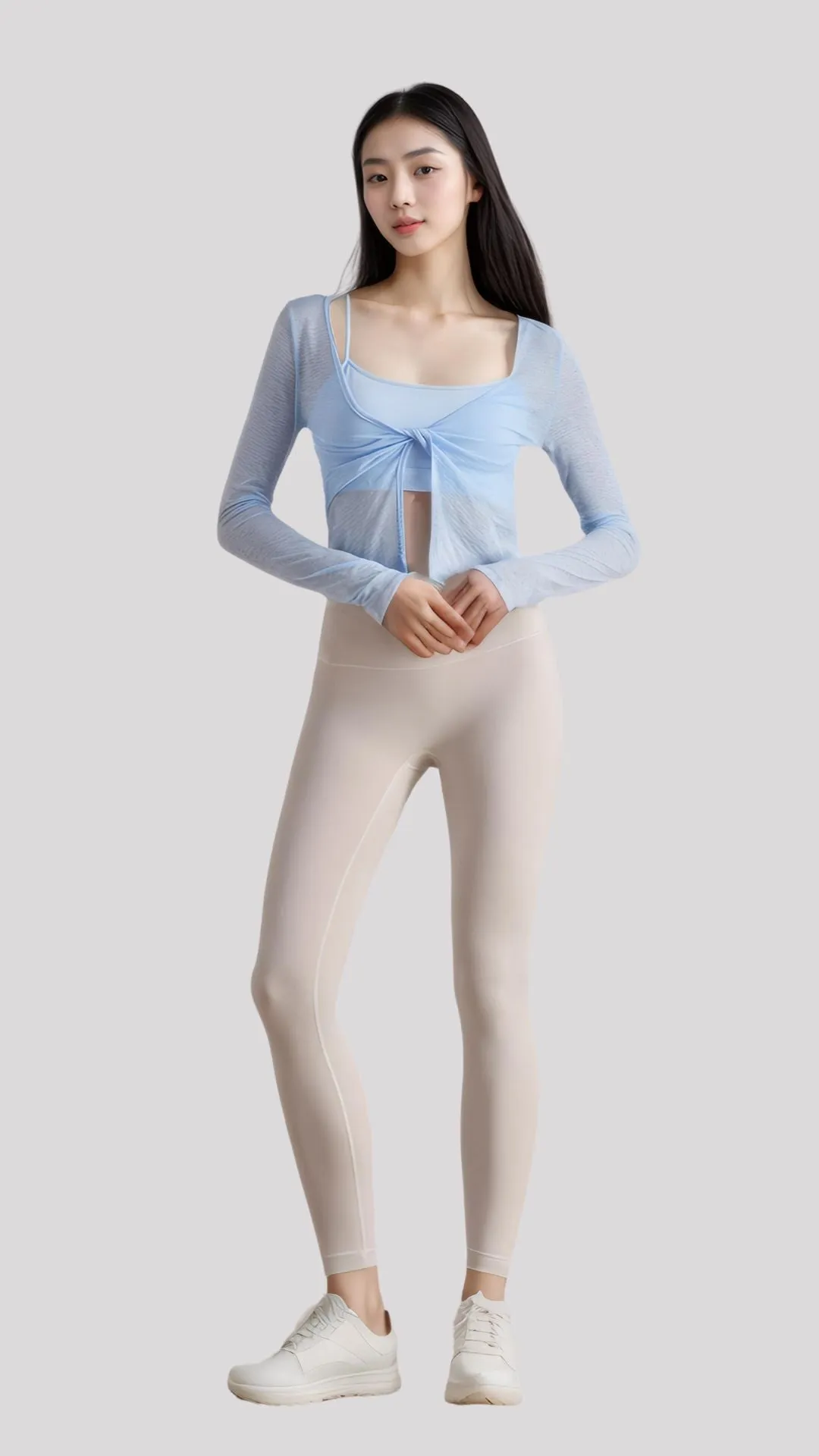 AirMesh Twist Crop