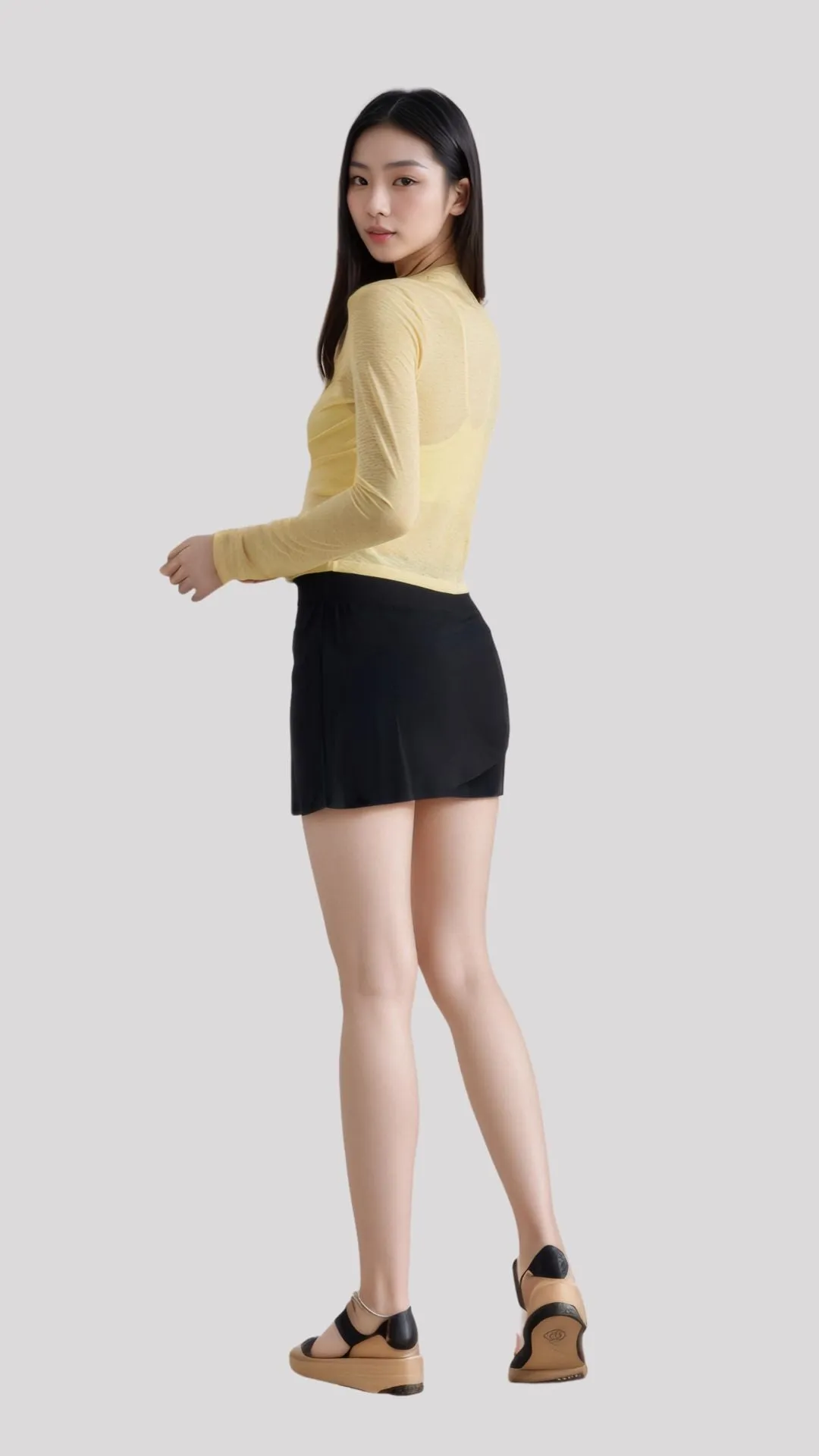 AirMesh Twist Crop