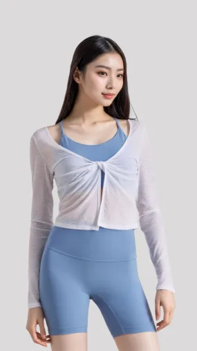 AirMesh Twist Crop