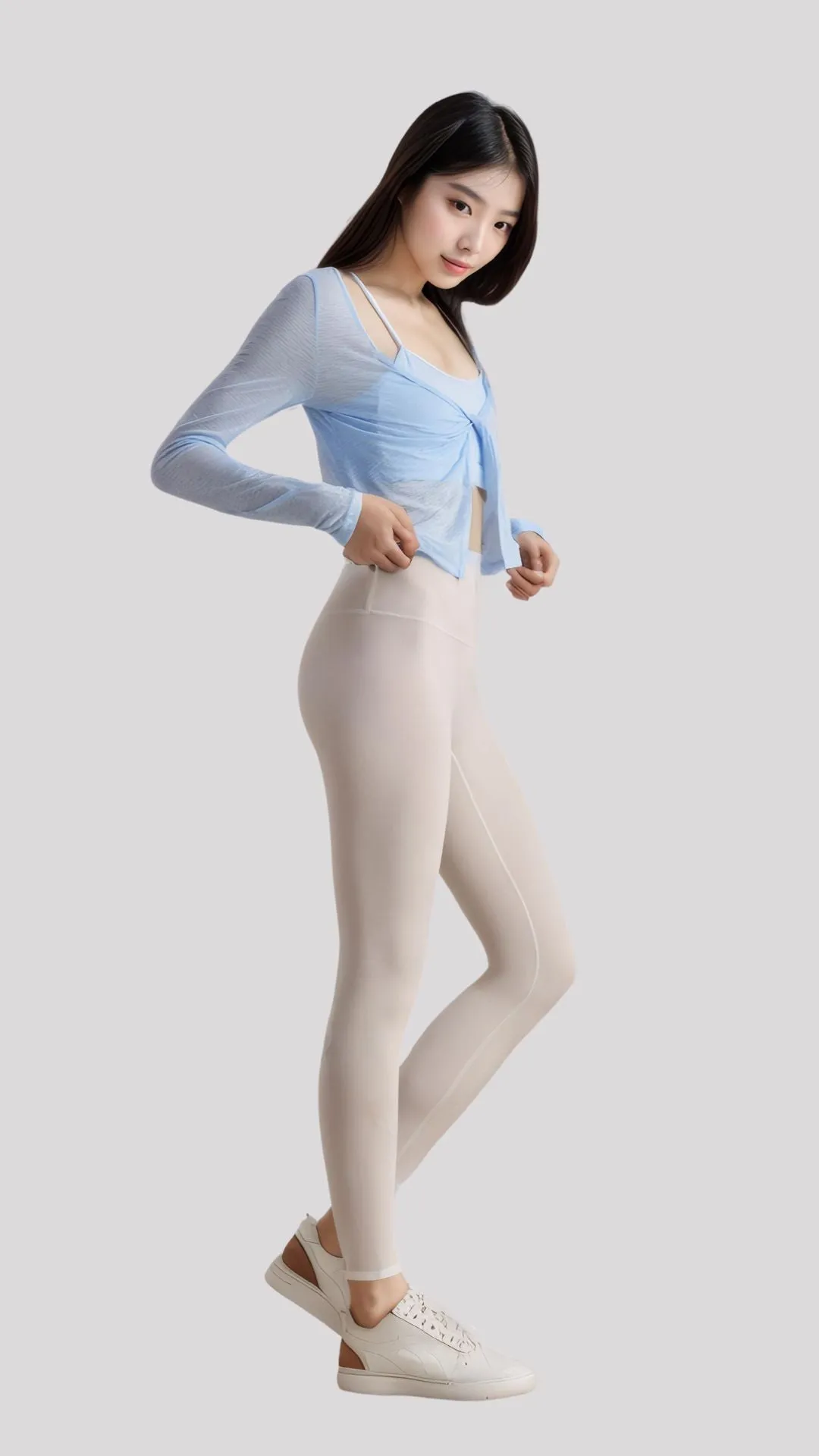 AirMesh Twist Crop