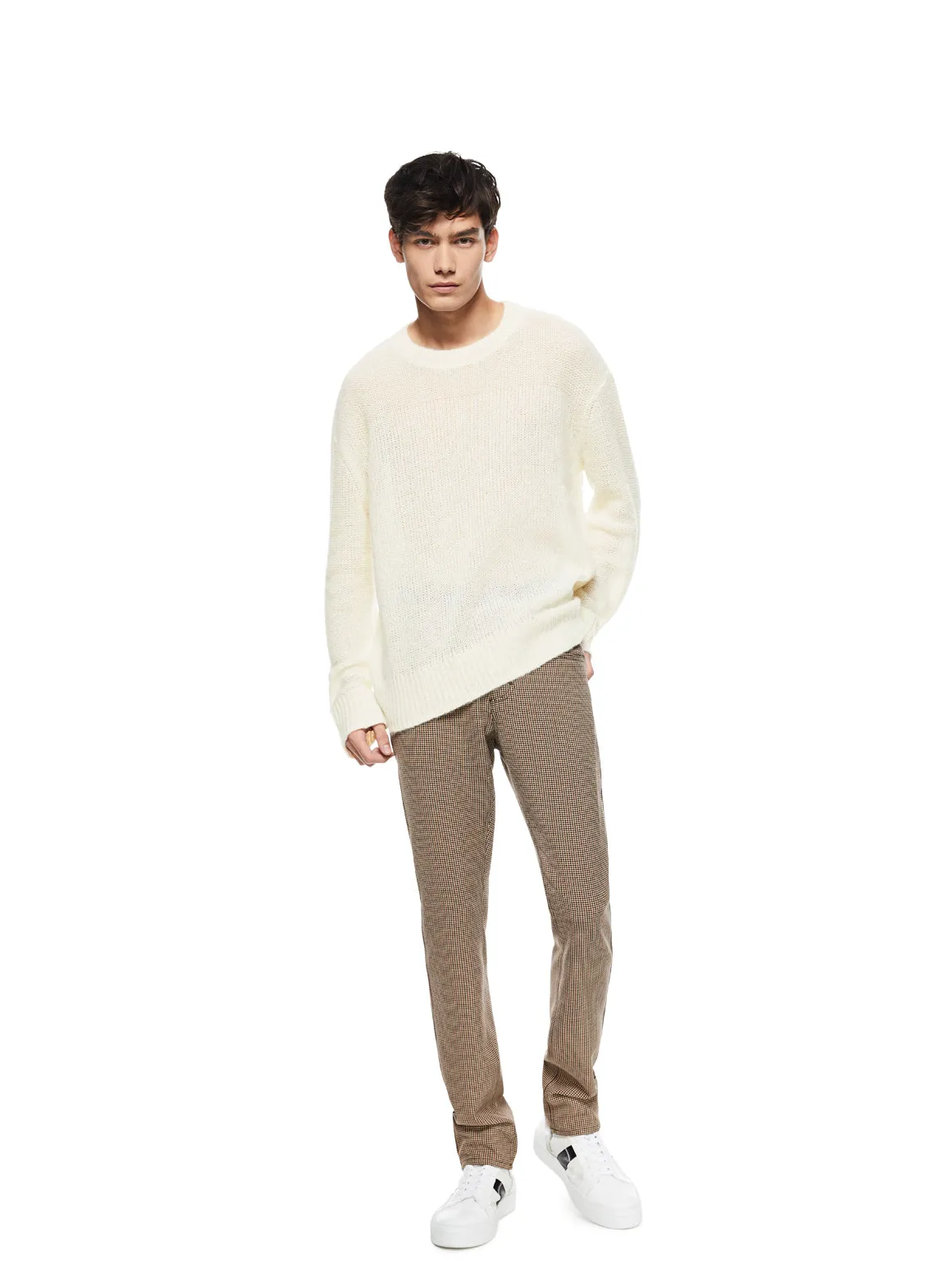 Alpaca Blend Sweater (Ivory)