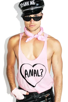 Anal Sweetheart String Tank- Pink