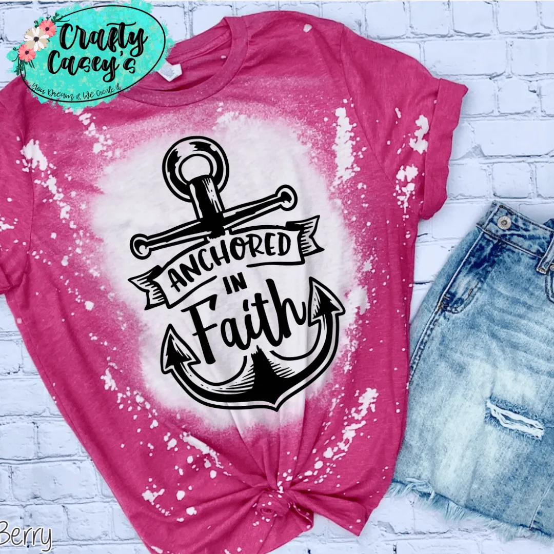 Anchored In Faith-Spiritual T-shirts