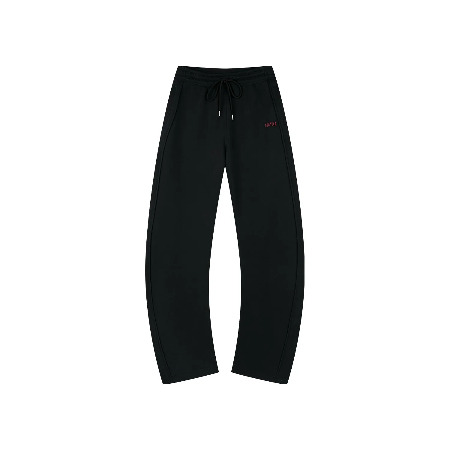 Architectural logo curved knife sweatpants
