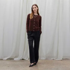 BETA STUDIOS Classic cashmere cardigan - brun