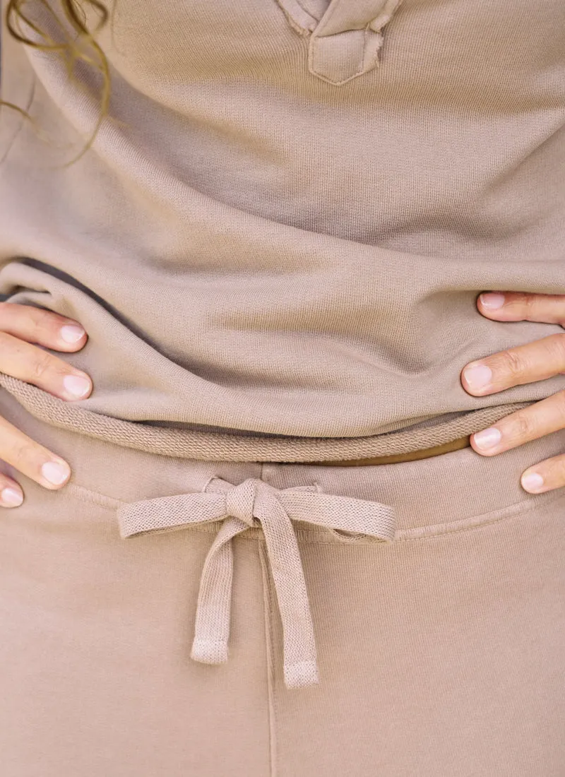 Catherine Wide Leg Fleece Sweatpants