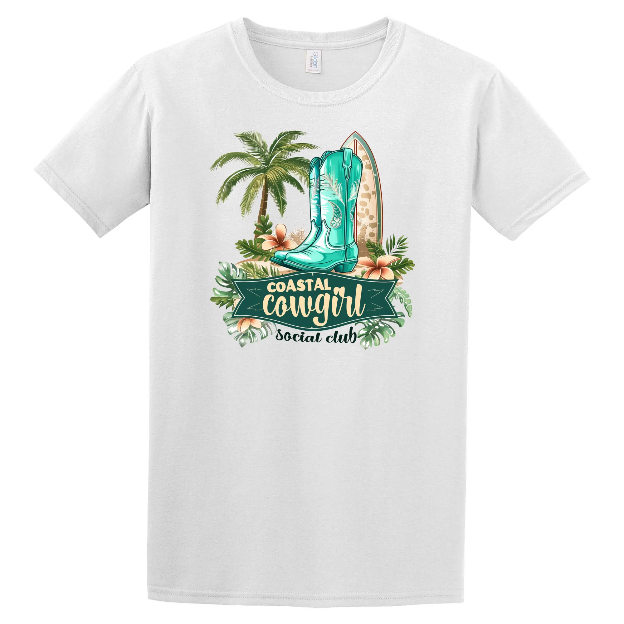 Coastal Cowgirl Western T-Shirt - Unisex Youth & Adult Sizes