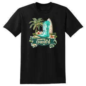 Coastal Cowgirl Western T-Shirt - Unisex Youth & Adult Sizes