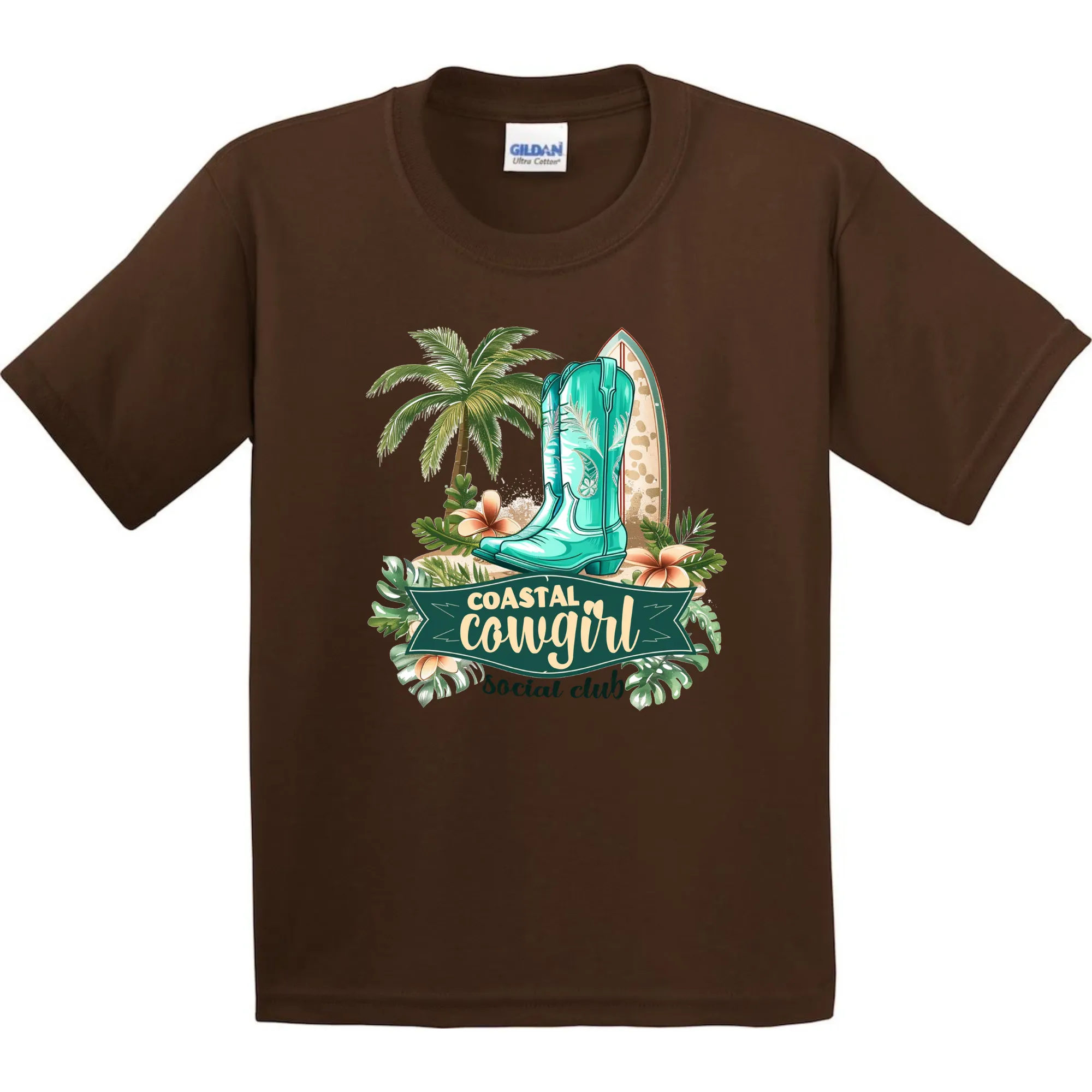 Coastal Cowgirl Western T-Shirt - Unisex Youth & Adult Sizes