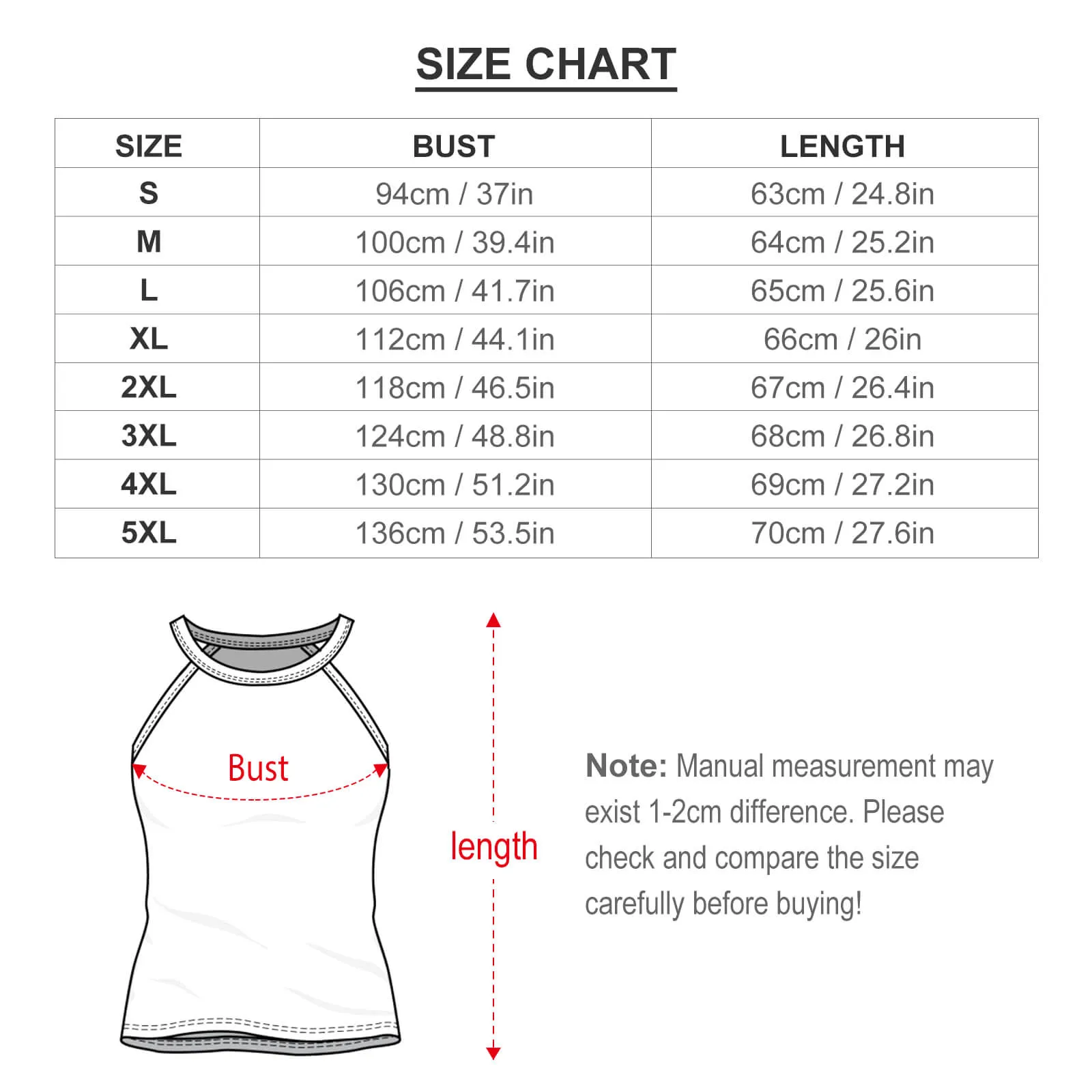 Custom Face Tops Tropical Flowers Black Halterneck Strapless Print Vest Shirt Women's Loose Tank Tops for Holiday