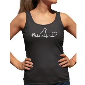 Dog heartbeat Women's Tank Top