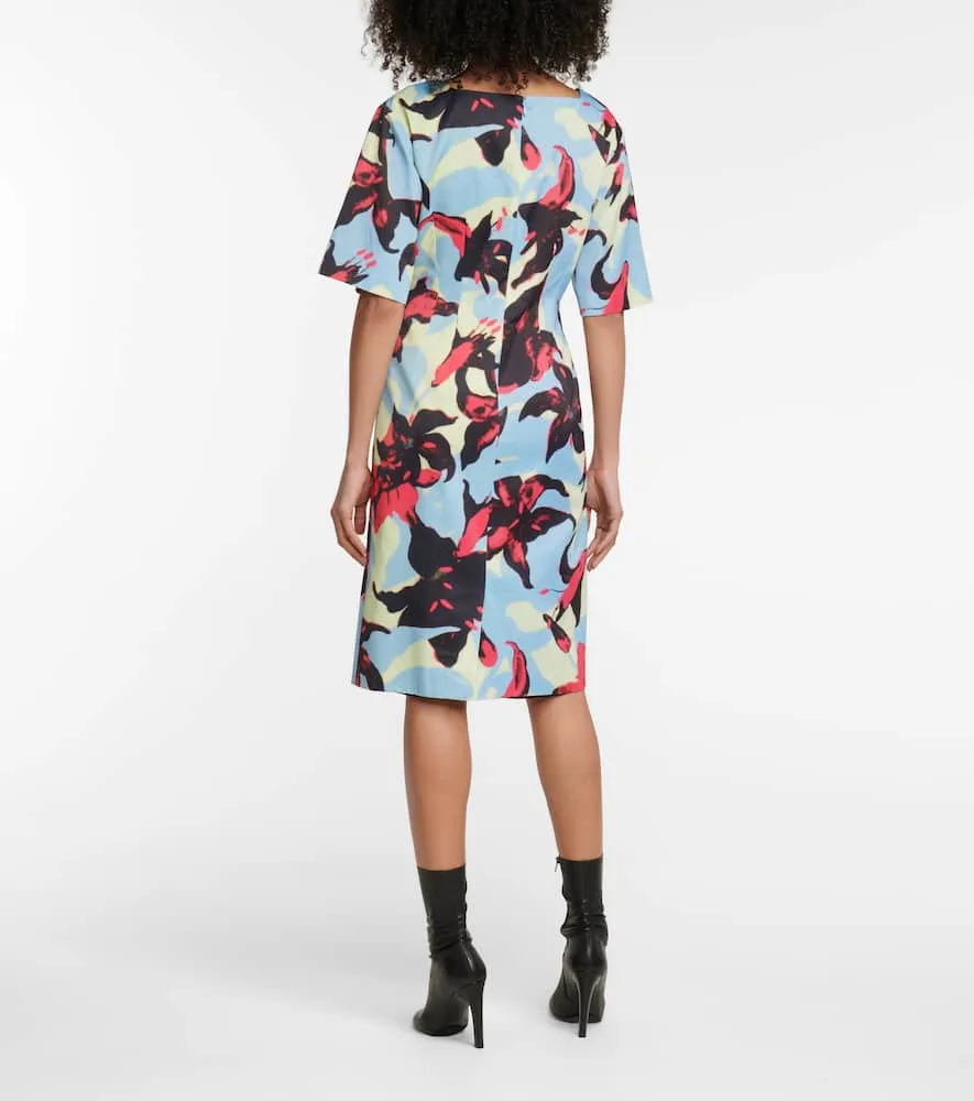 Dries Van Noten Printed midi dress