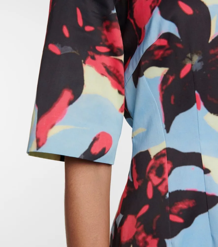 Dries Van Noten Printed midi dress