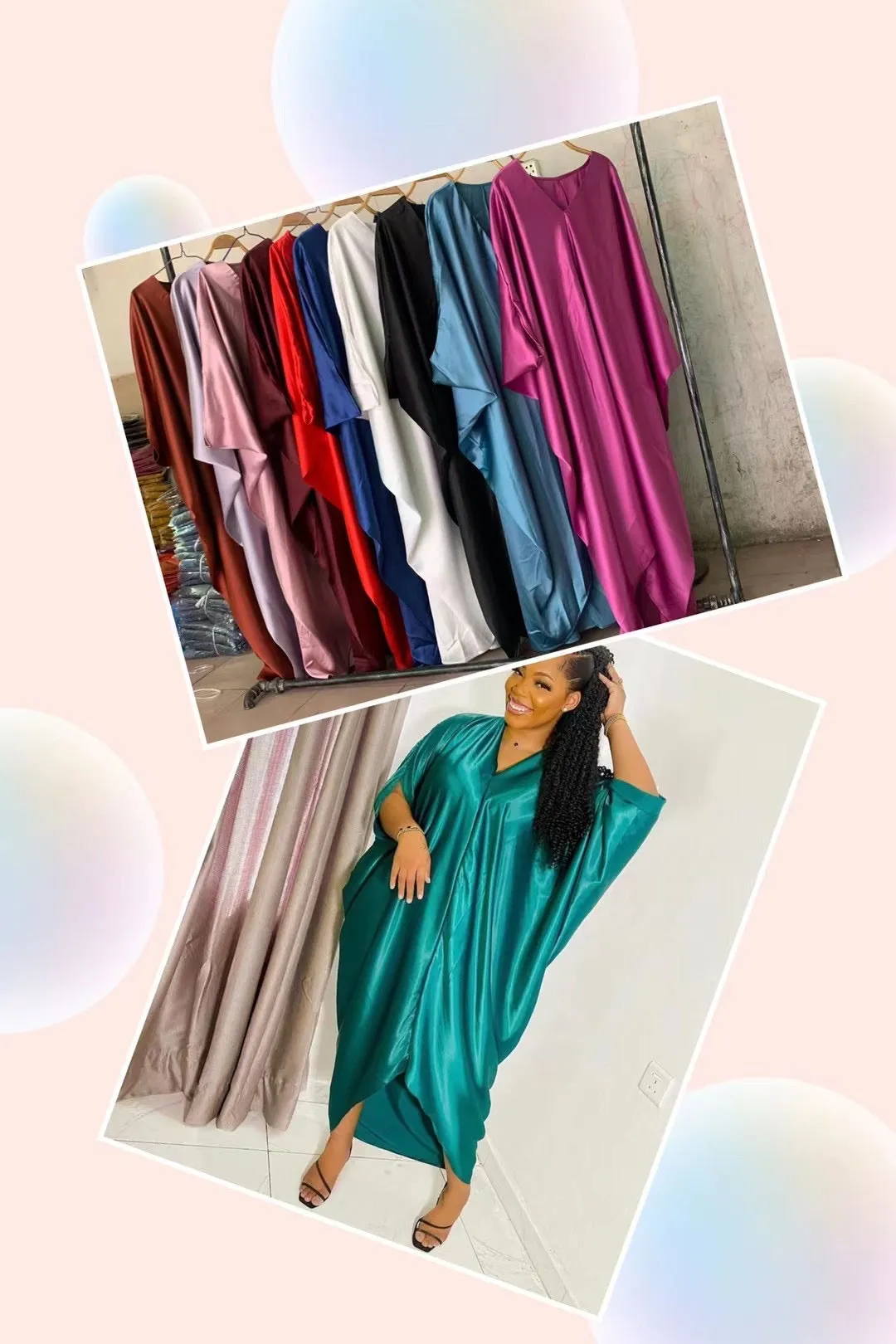 Elegant loose patchwork women dresses