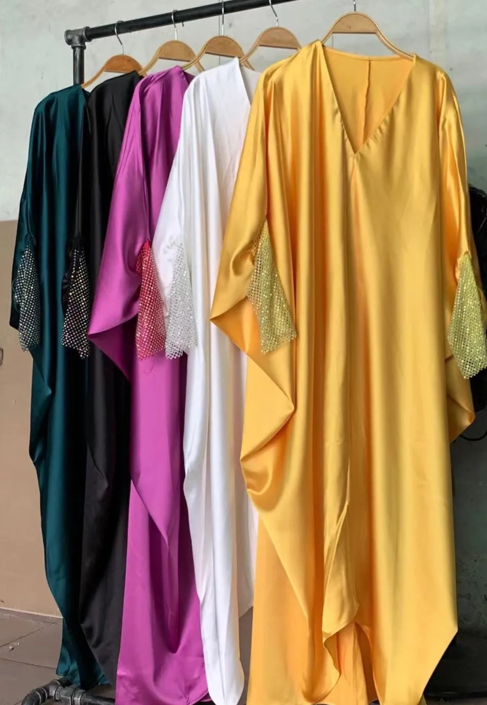 Elegant loose patchwork women dresses