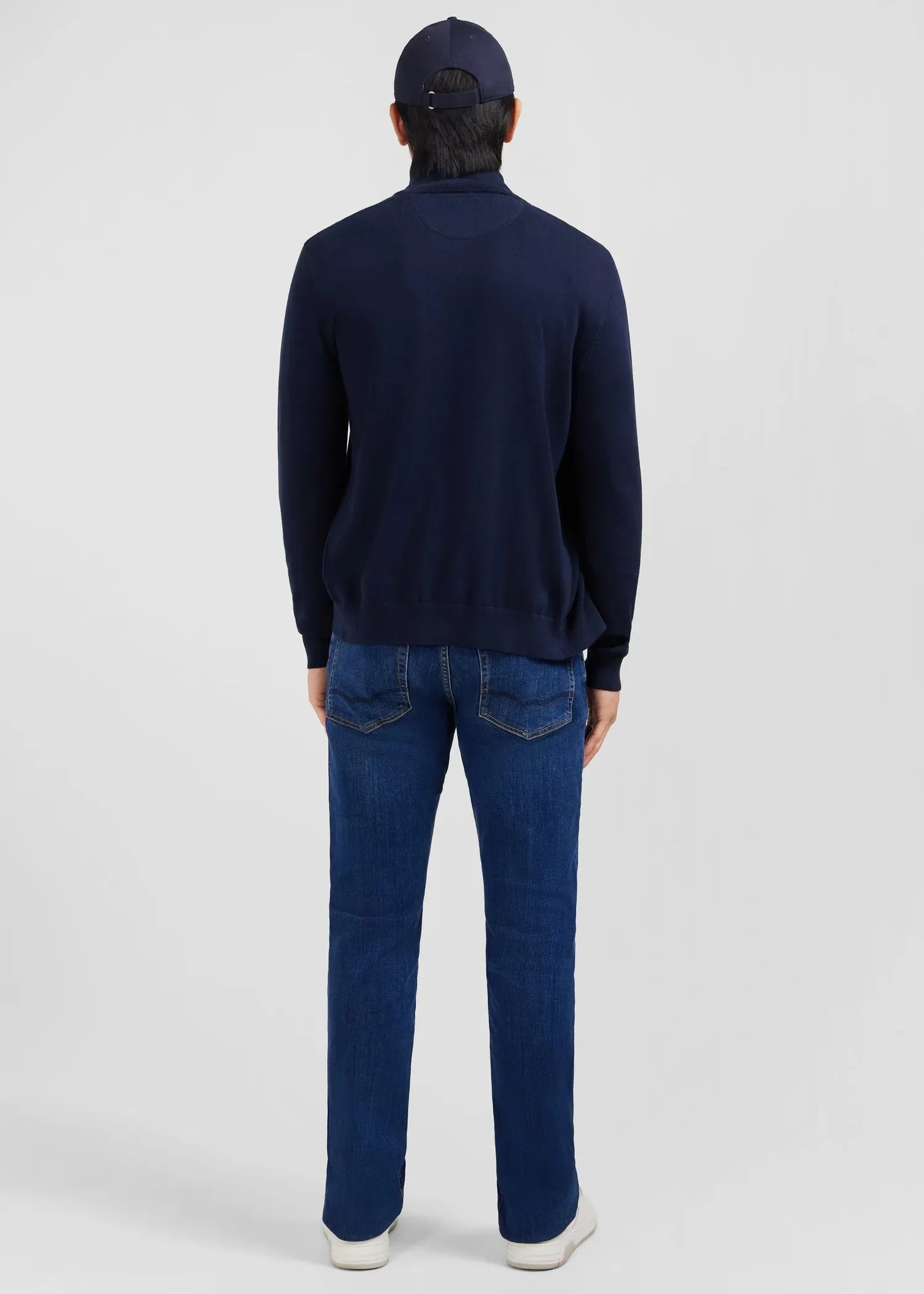Gilet zippé Eden Park marine