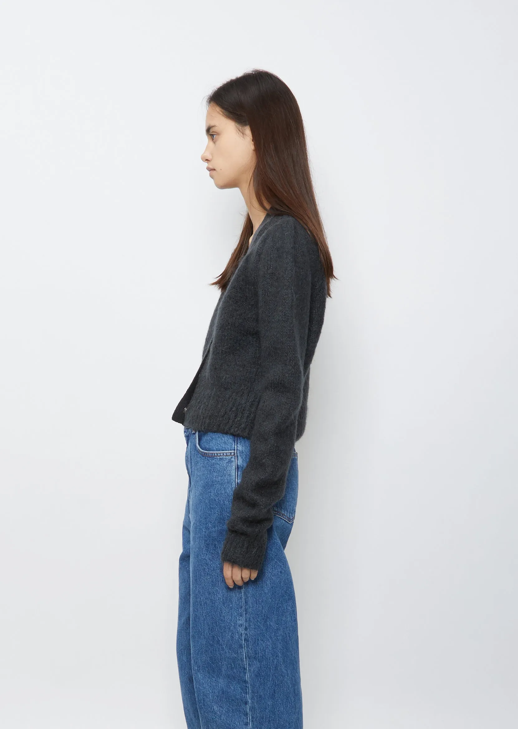 Grandma Cardigan — Dark Grey