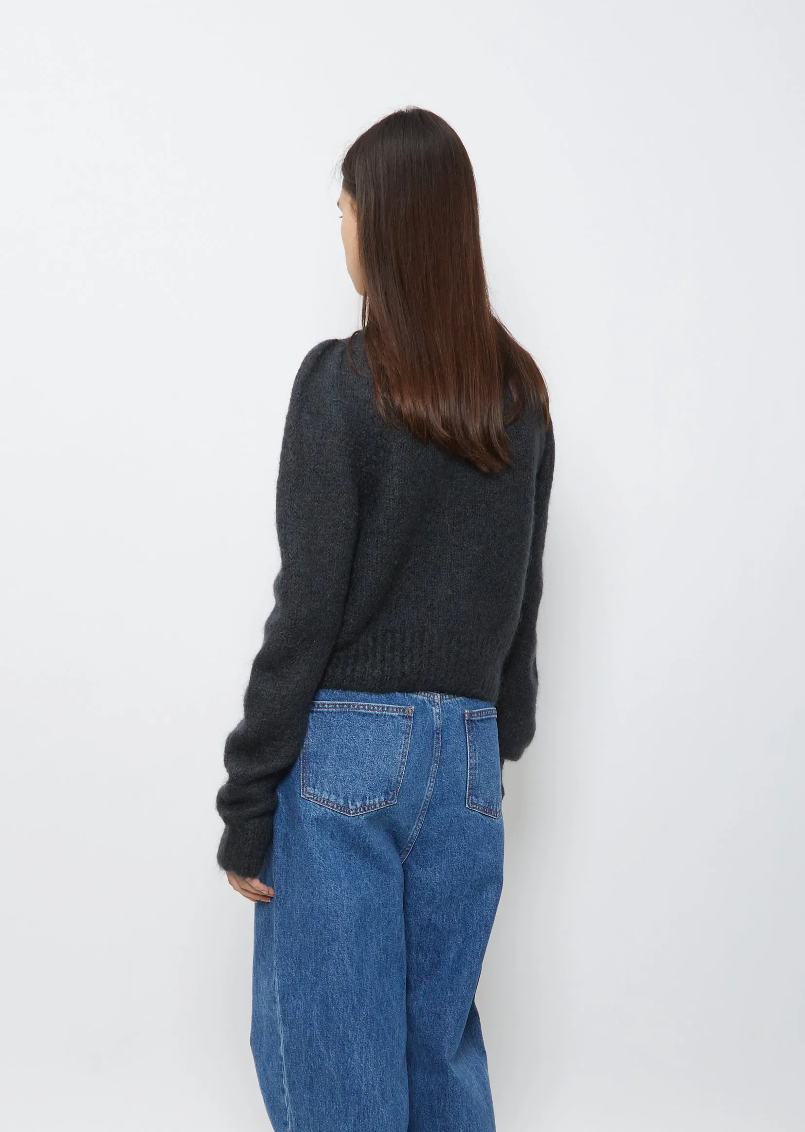 Grandma Cardigan — Dark Grey