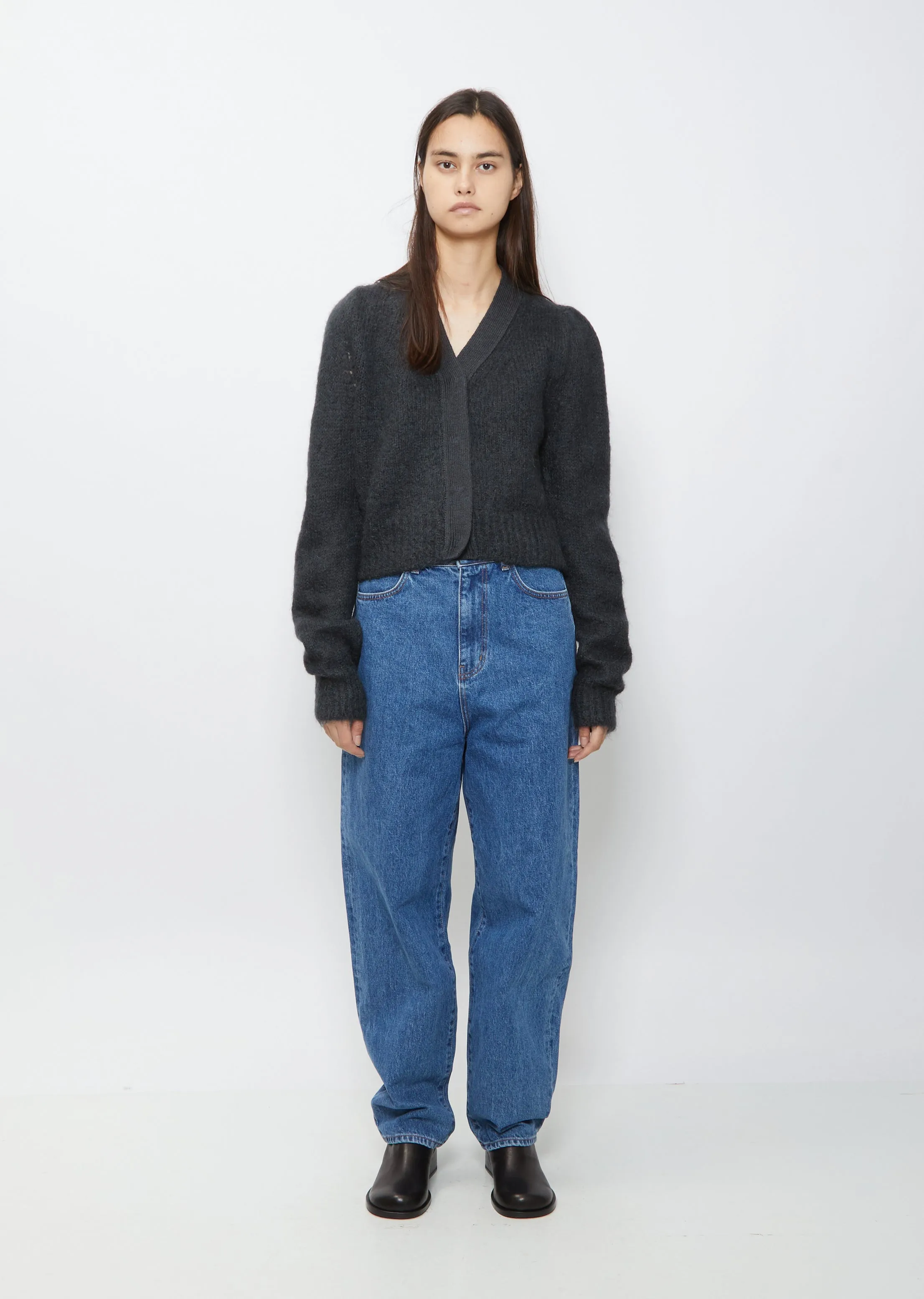 Grandma Cardigan — Dark Grey