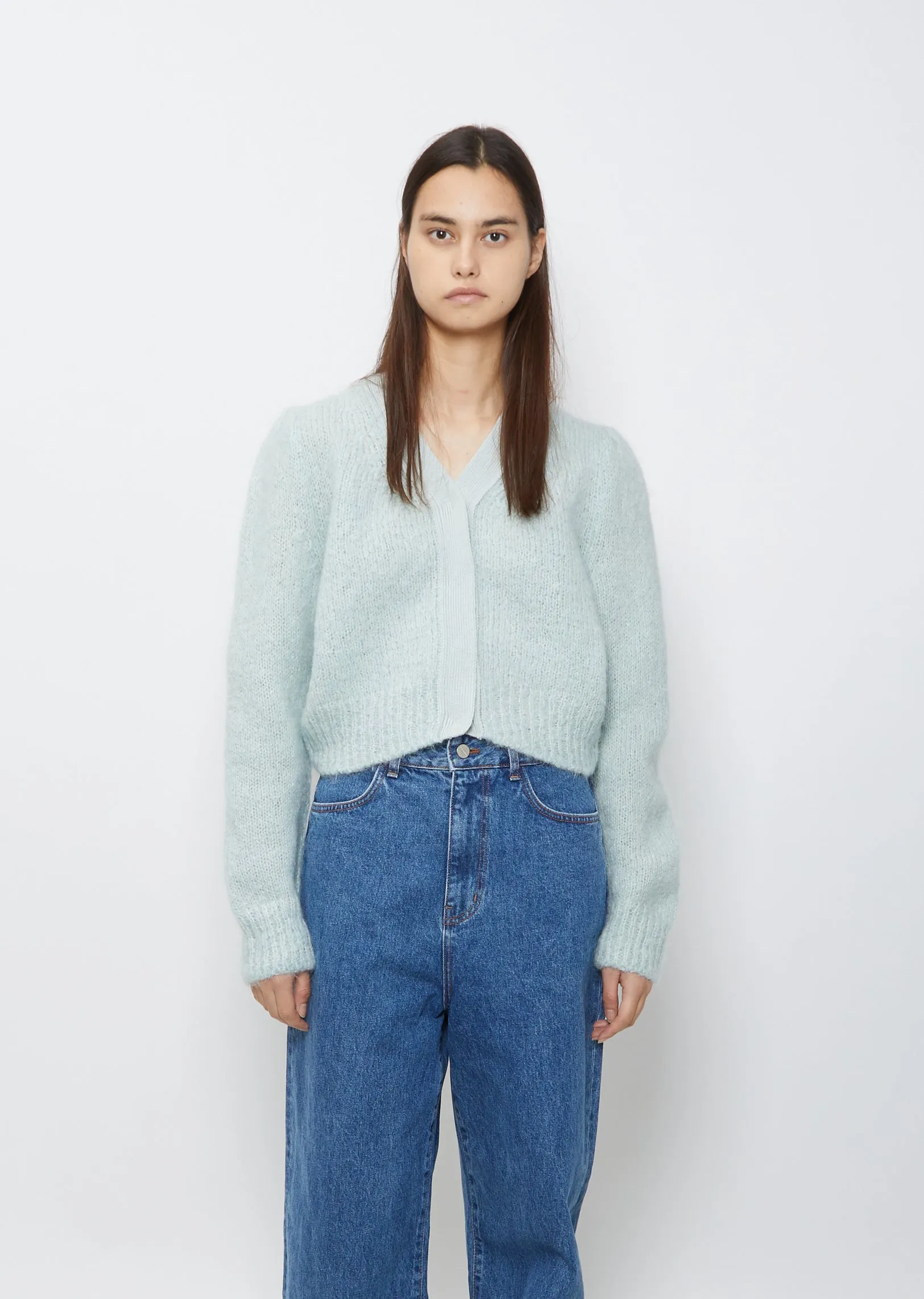 Grandma Cardigan — Mint