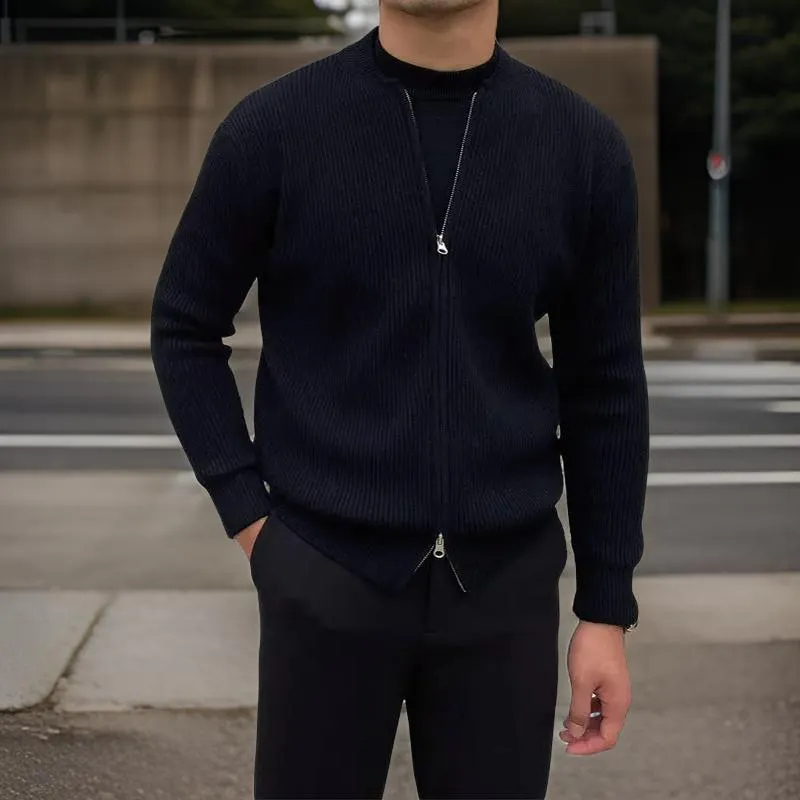 Henry - Cardigan Homme à Col Rond