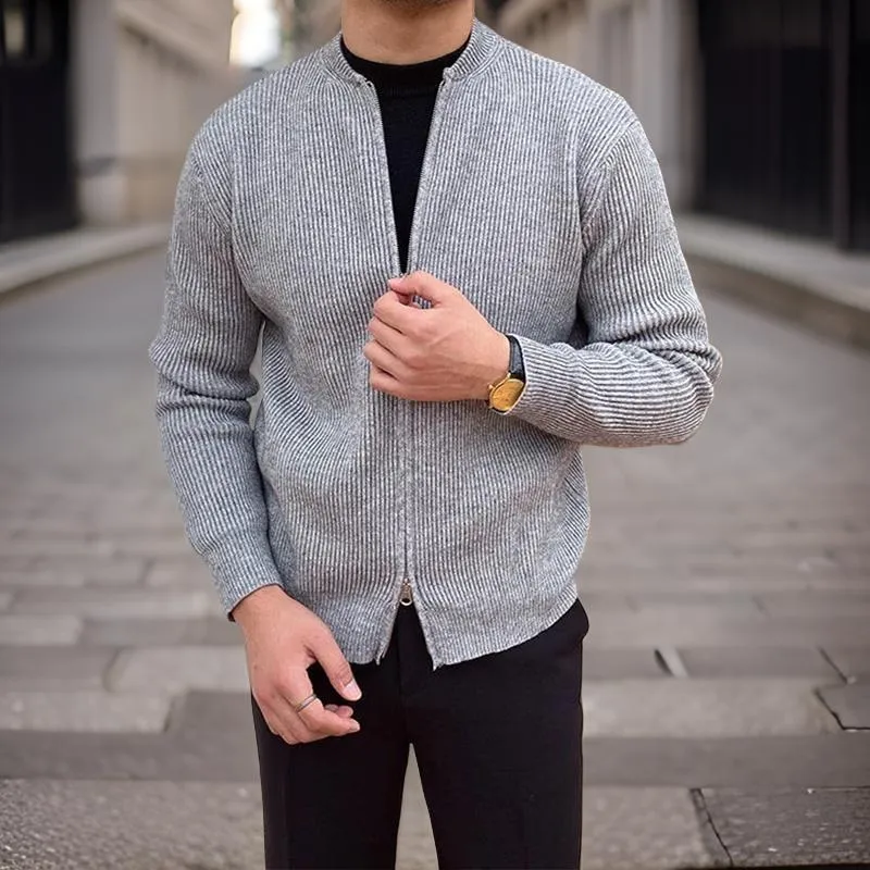 Henry - Cardigan Homme à Col Rond