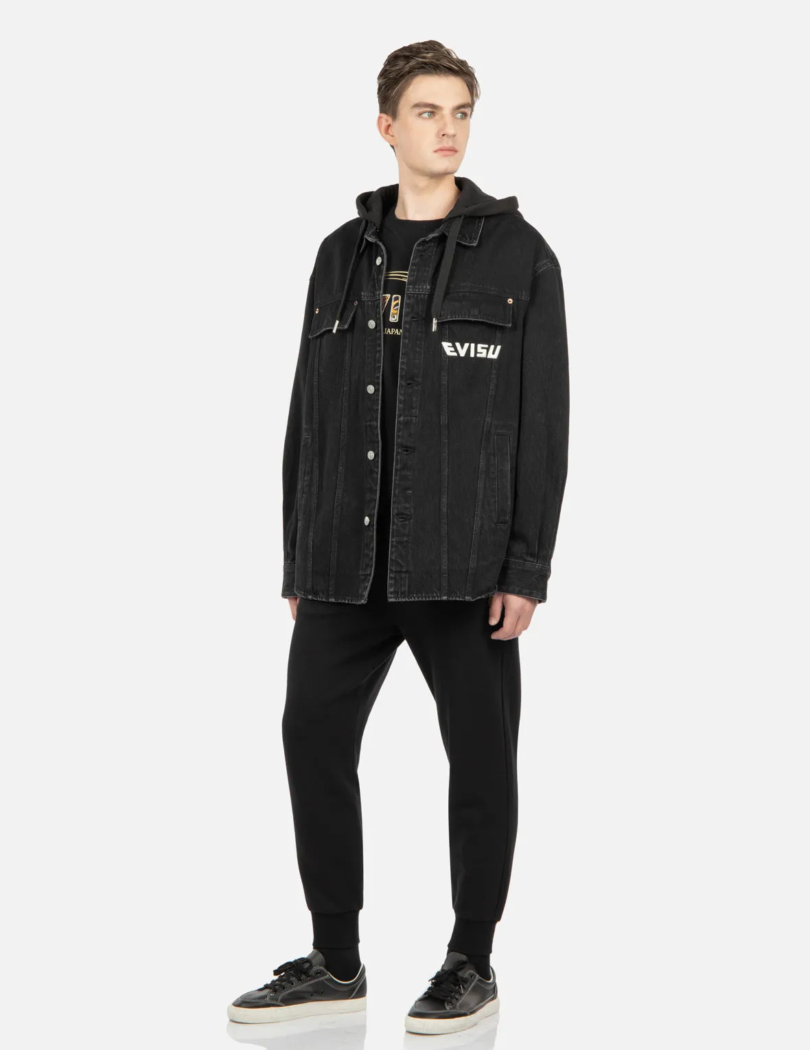 Japanese Pattern Daicock Print Sweatpants