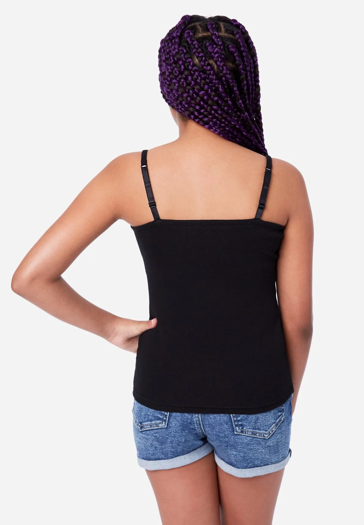 Lace-Trim Scoop Neck Tank