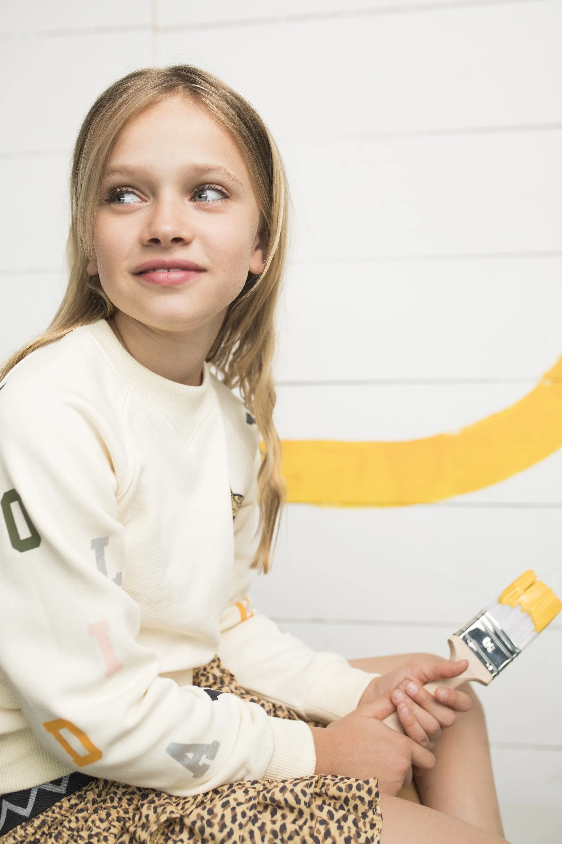 Like Flo Flo girls AO woven smock ruffle skirt