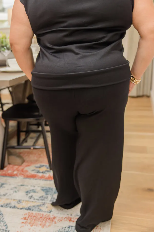 LuxeKnit Wide Leg Sweatpants