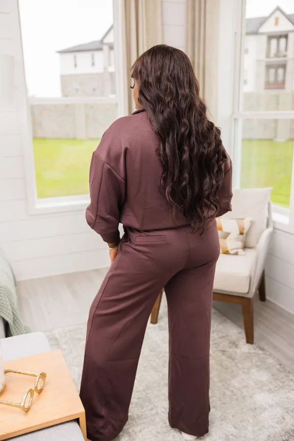 LuxeKnit Wide Leg Sweatpants