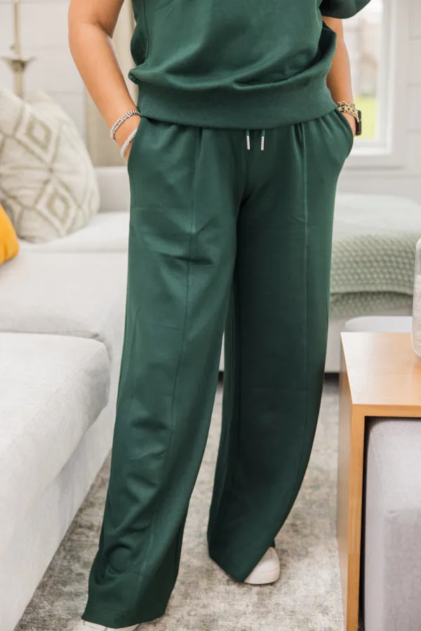 LuxeKnit Wide Leg Sweatpants