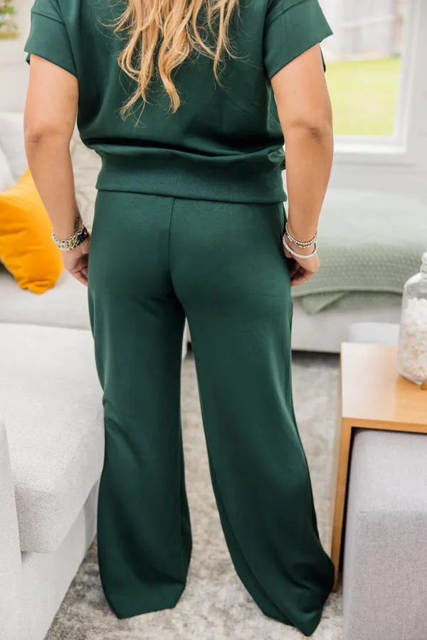 LuxeKnit Wide Leg Sweatpants