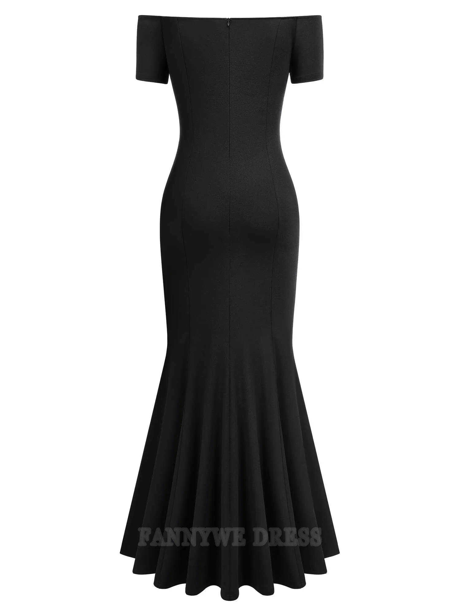 Mermaid Elegant Off Shoulder Ruffle formal dresses Bridesmaid Dresses evening gown Prom Dress