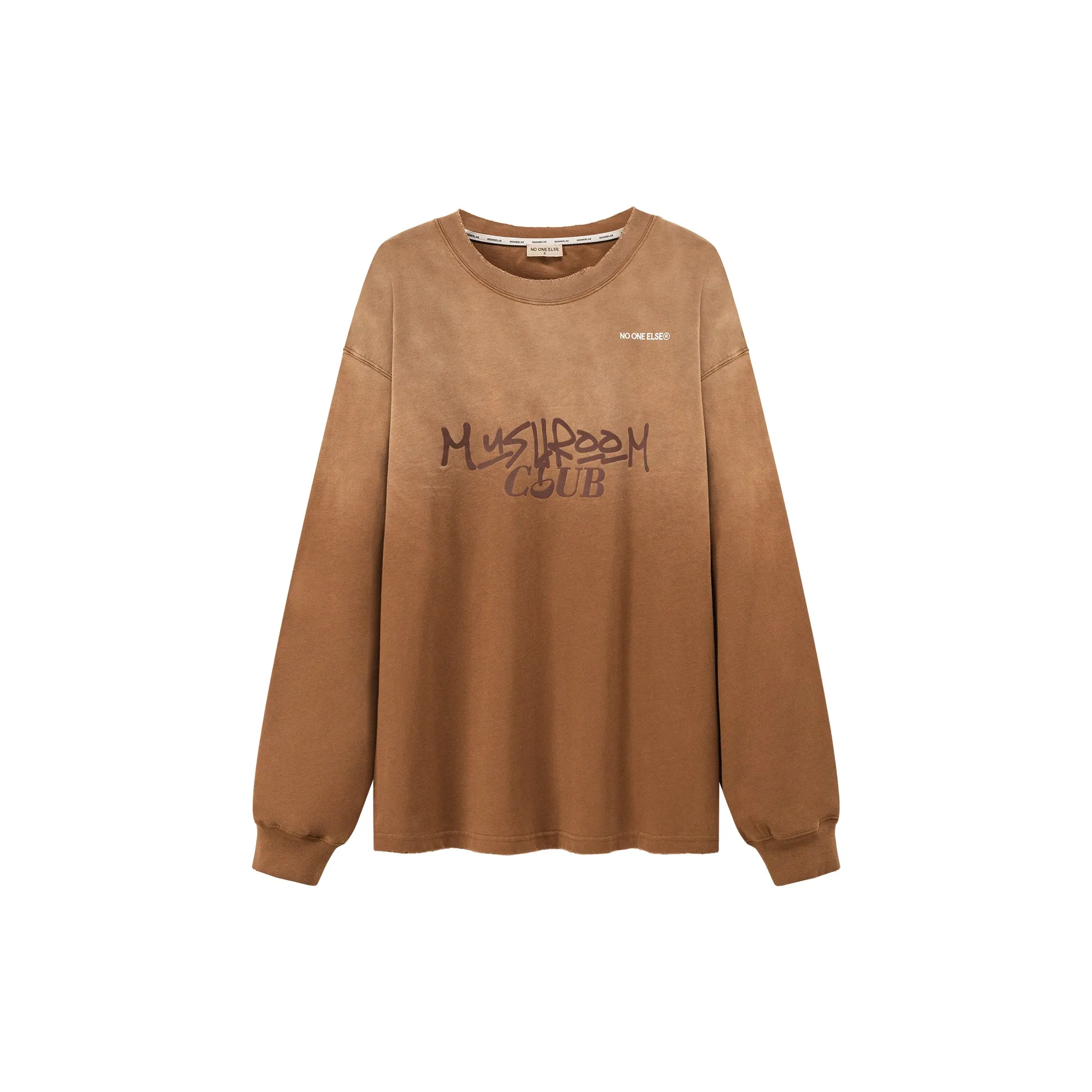 Mushroom Club Long Sleeve Loose Fit T-Shirt