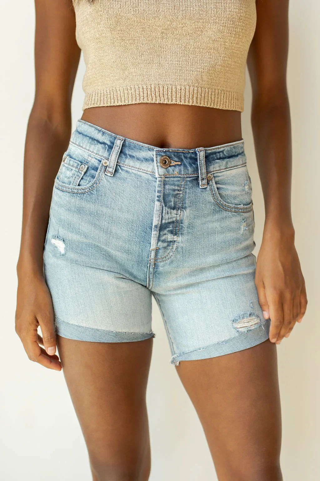 nico high rise shorts