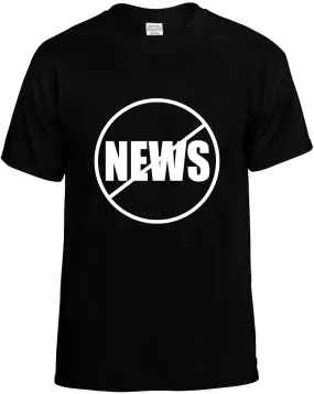 No News Anti-News  Unisex T-Shirt Novelty Graphic Tee Shirt