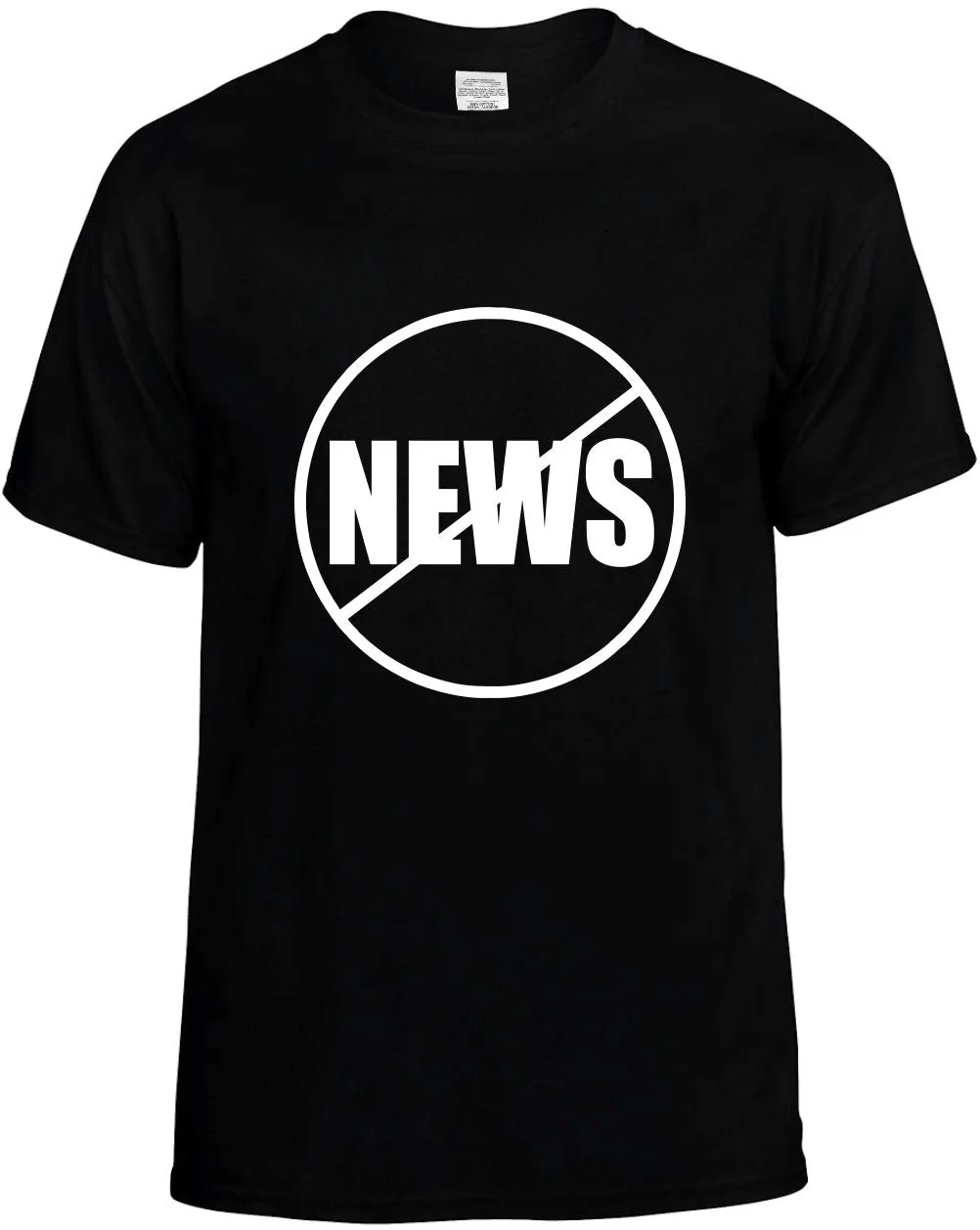 No News Anti-News  Unisex T-Shirt Novelty Graphic Tee Shirt