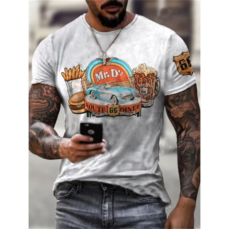 Oversized Loose Vintage S  T-shirts