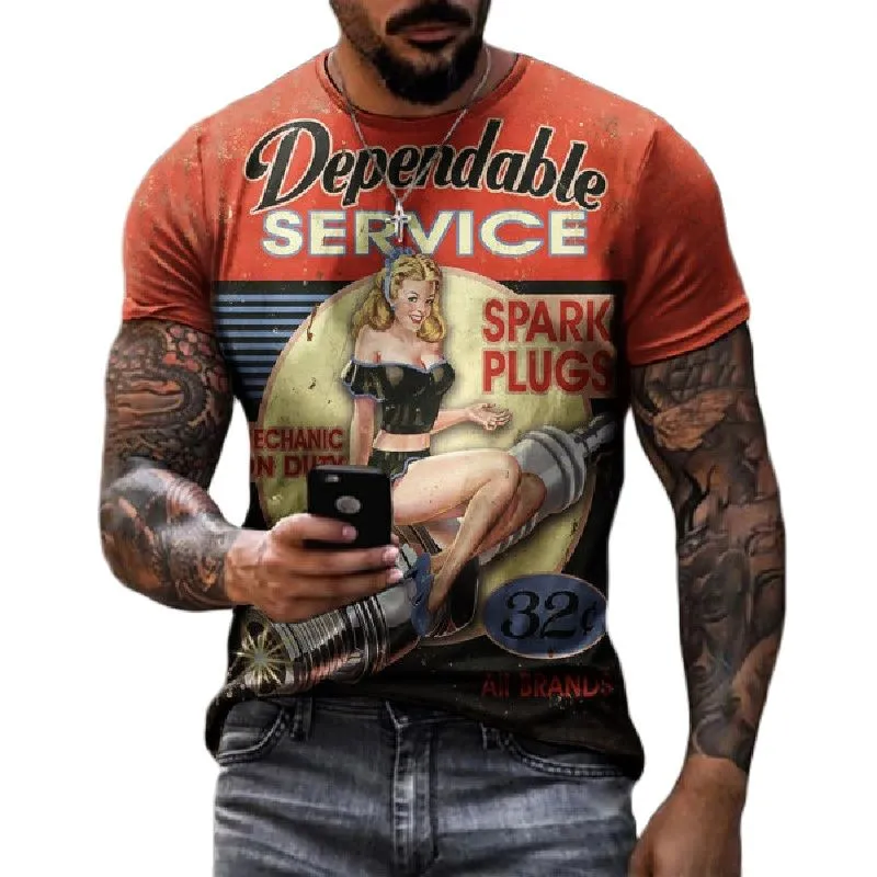 Oversized Loose Vintage S  T-shirts