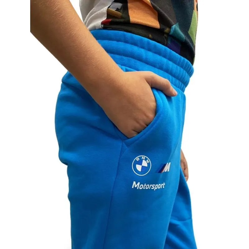 Puma BMW Kids' Sporty Blue Sweatpants with Soft Touch Lining