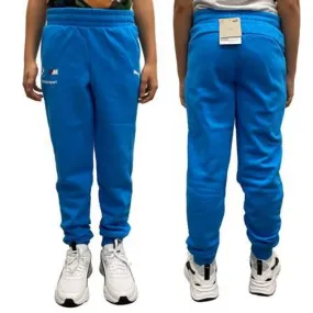 Puma BMW Kids' Sporty Blue Sweatpants with Soft Touch Lining