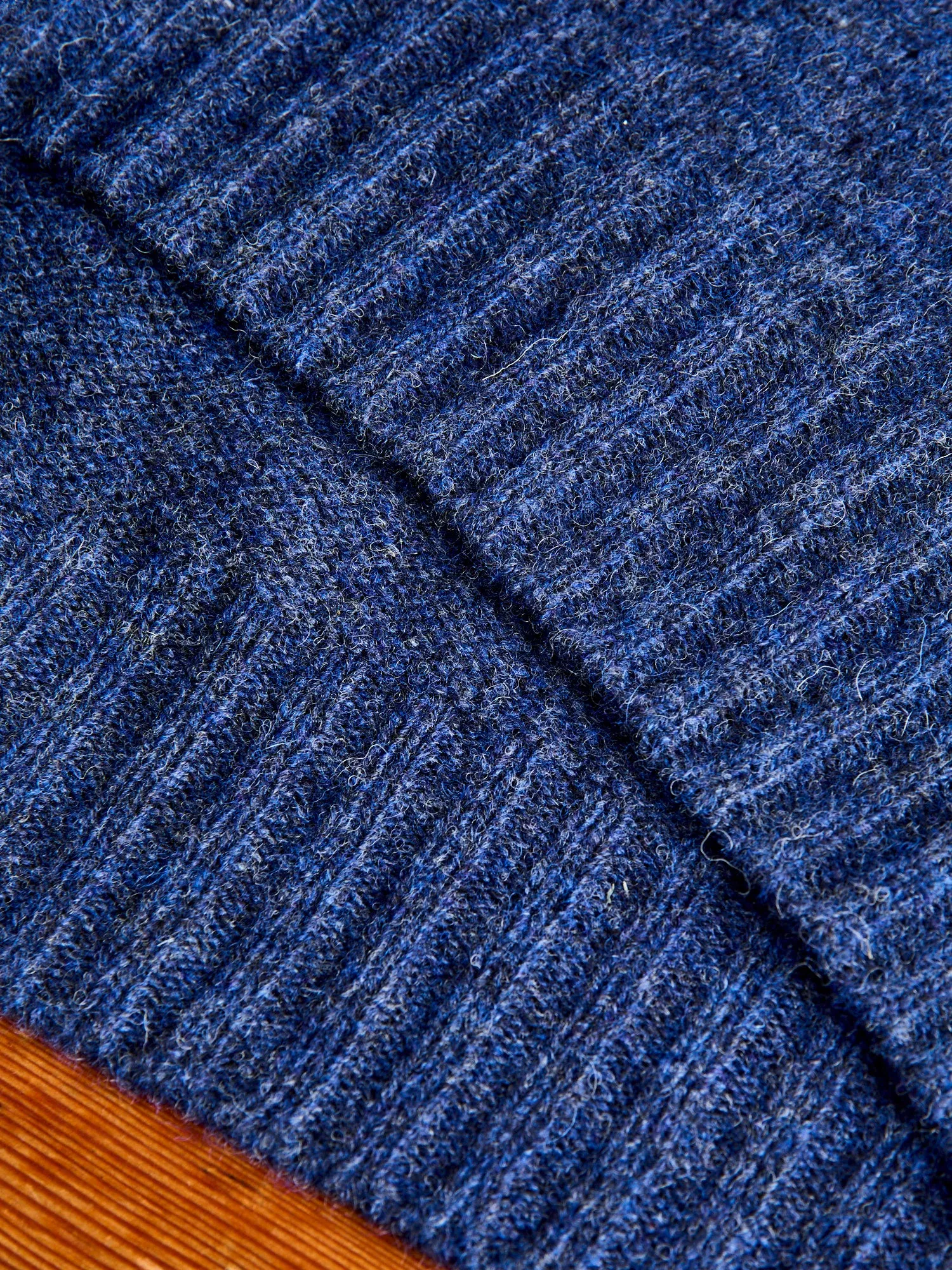 "Birth of the Cool" Wool Sweater in Denim